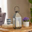 Lanterne moderne en acier inoxydable-692199264