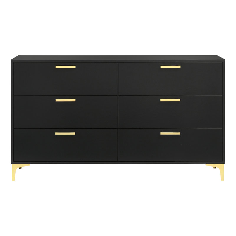 Commode rectangulaire à 6 tiroirs Beggs