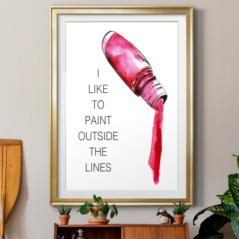 Peinture polie, reproduction d'art textuel sur papier encadré, Papier doré, H 30,5 po x l 42,5 po x P 1,5 po