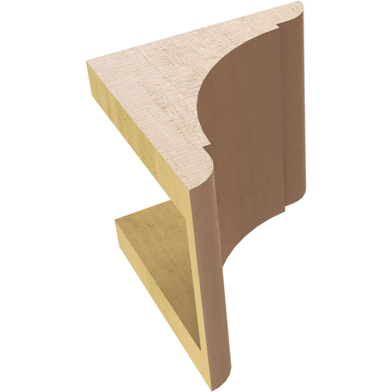 Bois de cèdre brut olympique TimberThane Corbel, brun clair apprêté, H 6 po x l 6 po x P 6 po
