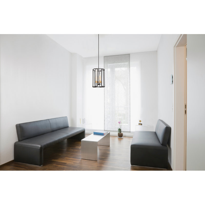 Luminaire suspendu géométrique 4 lumières Alliona