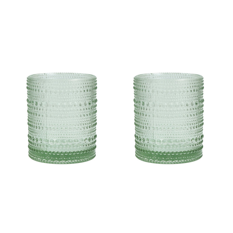 Fortessa Jupiter Glass, 10 Ounce Double Old Fashioned, Sage