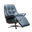 Chaise pivotante en cuir italien Bellagio