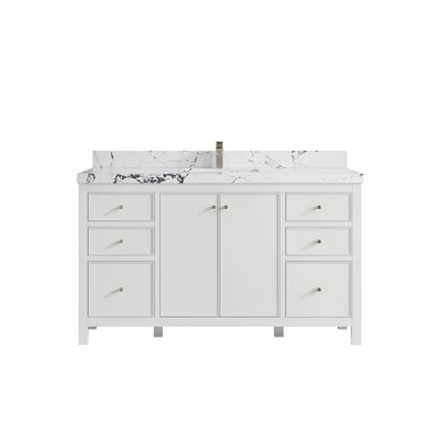Chicago 60'' Single Bathroom Vanity with Top