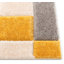 Tapis à poil long texturé à motif géométrique moderne Cobina Escondido-37328449