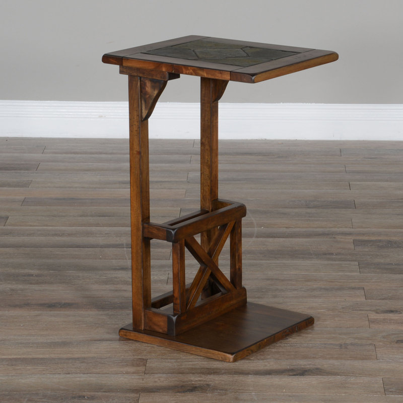 Felicia  End Table, Antique Charcoal