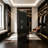 Black Gun Safe for Home Rifle and Pistol, Fingerprint Electronic Security Safe with Quick Access, Detachable Partition, No Assembly Required-135963915