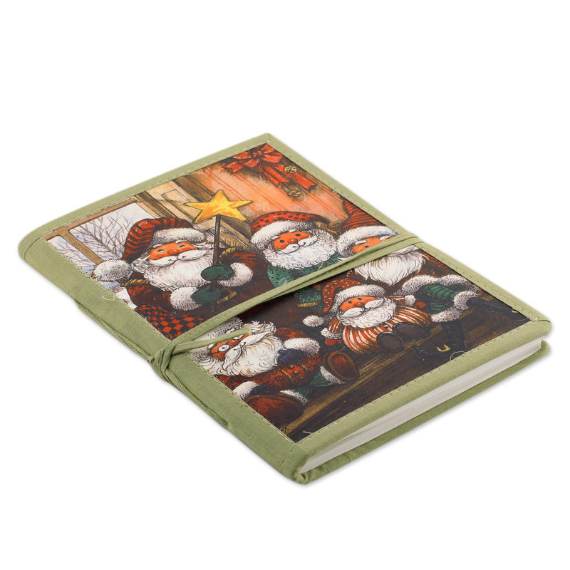 Album à papier fait main pères noël