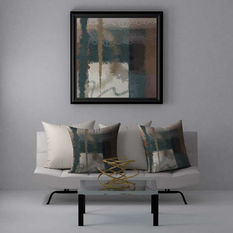 Housse de coussin carrée/insert Easy fascinant, 20 po X 20 po
