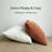 100% Cotton Shell Pillow Insert with Zipper, Silk Fiber Fill - 20"x20"-124797312