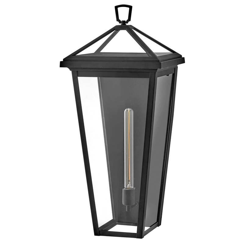 Grande lanterne murale Hinkley Alford Place, Museum Black, 27" H x 12" W x 10.25" D