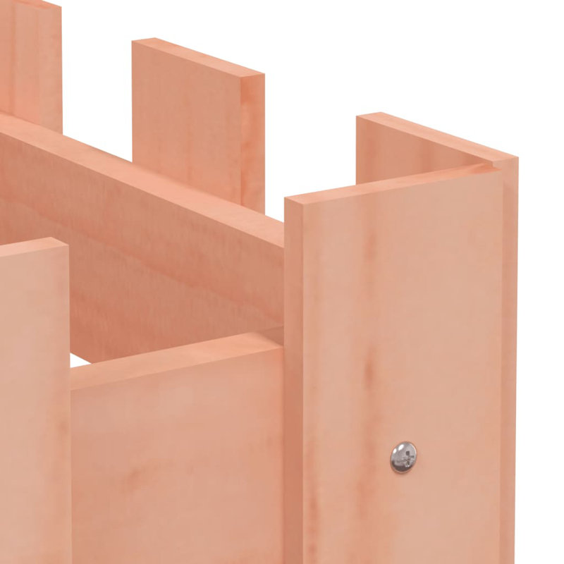 Washtenaw Wood Raised Garden Bed, Pink, 11.8" H x 78.7" W x 11.8" D