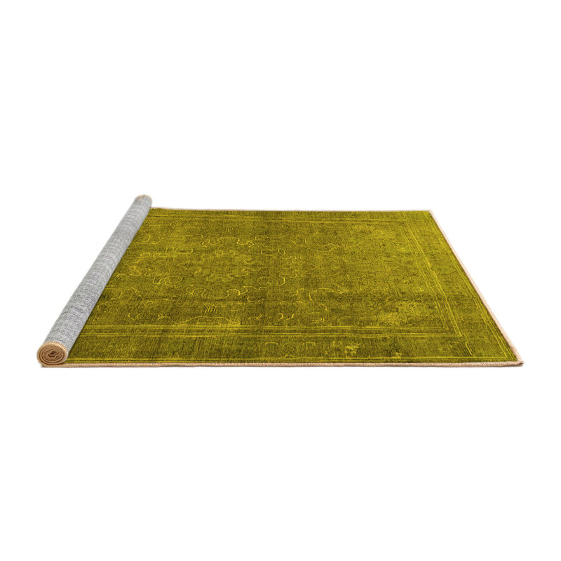 Washable Oriental Indoor Rug, Square 8'