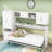 Twin-Size Murphy Bed with Built-in Desk and Storage