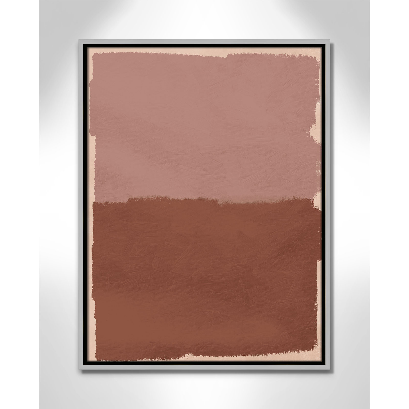 Hollow Delight Print by Marcus Prime, 19.5'' W x 25.5'' H, Silver Floater