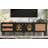 Rattan TV Stand With 3 Cabinets & 2 Drawers