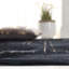 Studio Geometric Handwoven Leather Rug with Felt-1235644752