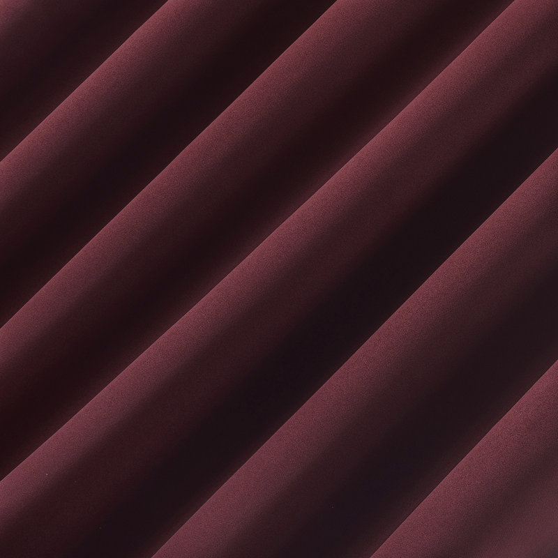 Wine Red 63" Blackout Rod Pocket Curtain Panel