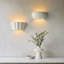 Ceramic Flush Mounted Sconce