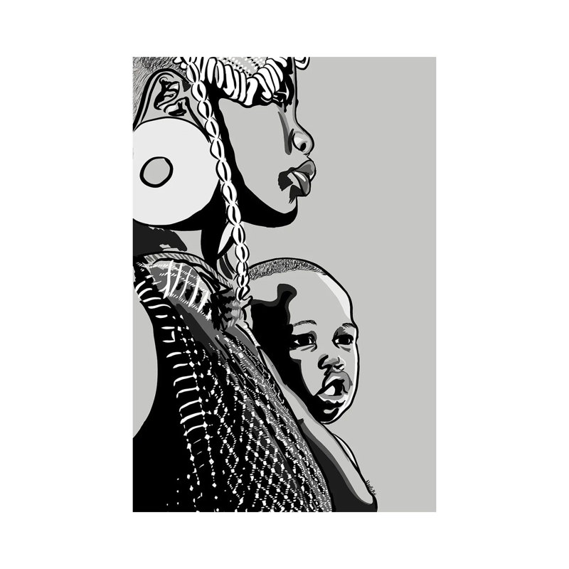 Mommy’s Baby III by NoelleRx - Print on Canvas, 30.48 cm H x 45.72 cm W, Wrapped Canvas