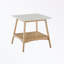 Table de bout carrée avec tablette ouverte