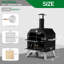 Winado Iron Countertop Charcoal Pizza Oven