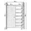 Lark 1 Door Manufactured Wood Wardrobe