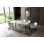 Bunde Stone Top Metal Base Dining Table-454136174