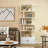 72'' H X 27.5'' W Niklaus Geometric Storage Bookcase-1212021299