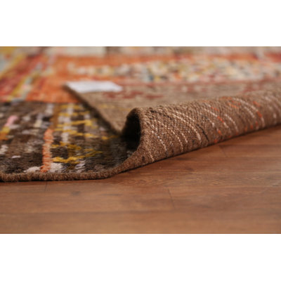 Tapis à motif géométrique oriental marocain 7 x 10