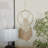 Handmade Boho Abstract Wall Decor on Solid Wood