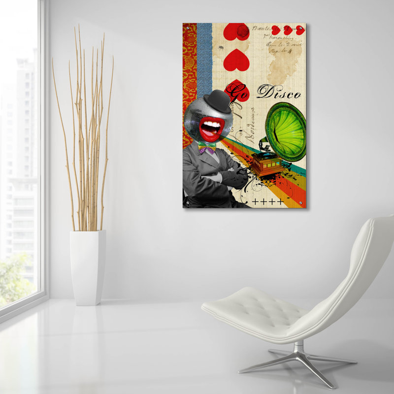 " Go Disco " by Elo Marc, 36" H x 24" W x 0.2" D