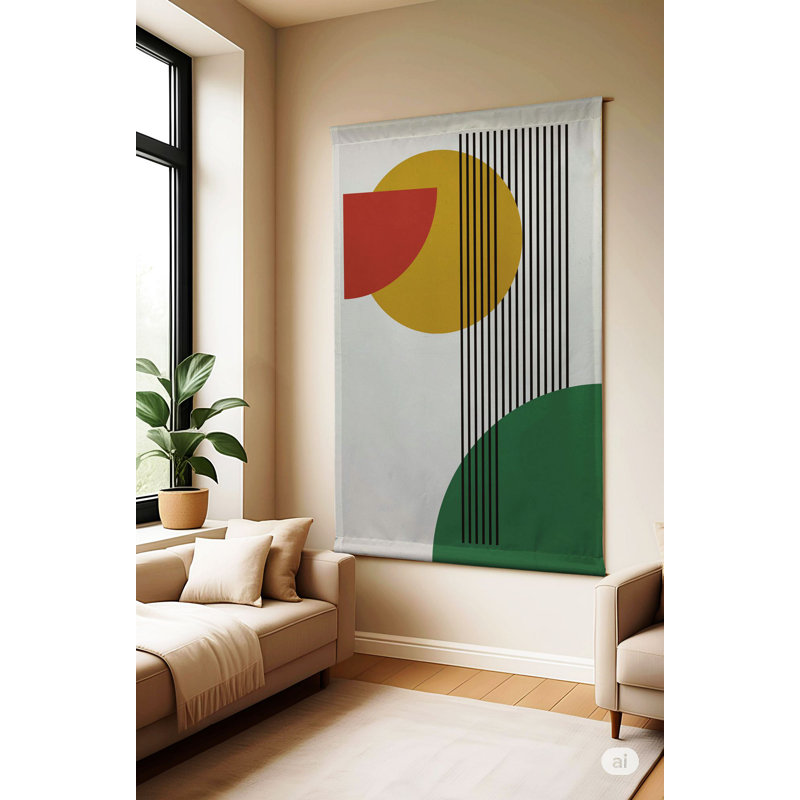 Stunning Decorative Polyester Painting, 27.6 x 47.2 inches | 50% Cotton / 50% Polyester, Vibrant Colors & Durable Fabric | Perfect for Living Room, Bedroom, or Office Décor, Eye-Catching Wall Art