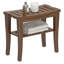 Banc de douche en bambou Thacker l 18,7 po-170484990
