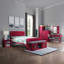 Miroir de salle de bain 26 po x 32 po, finition rouge-963558222