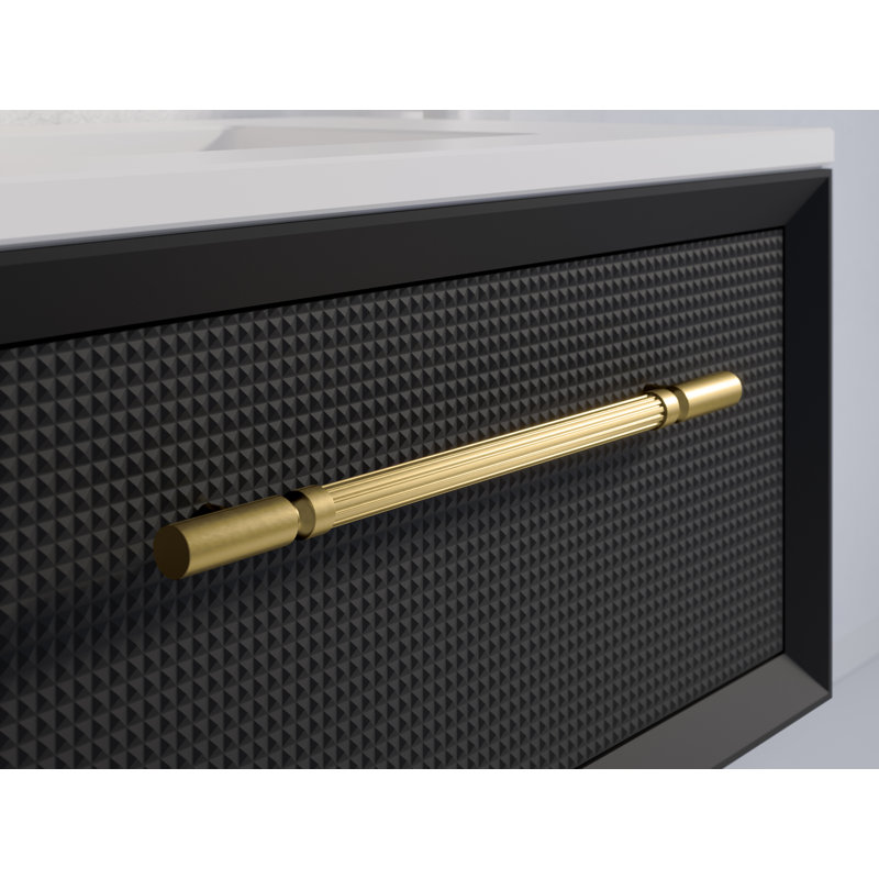 Enivo 21-In Drawer Pull, Brushed Moderne Brass