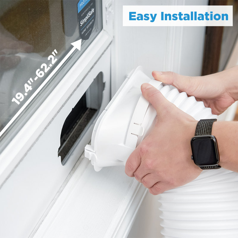 Midea White Portable 3-in-1 Smart Air Conditioner 12,000 BTU