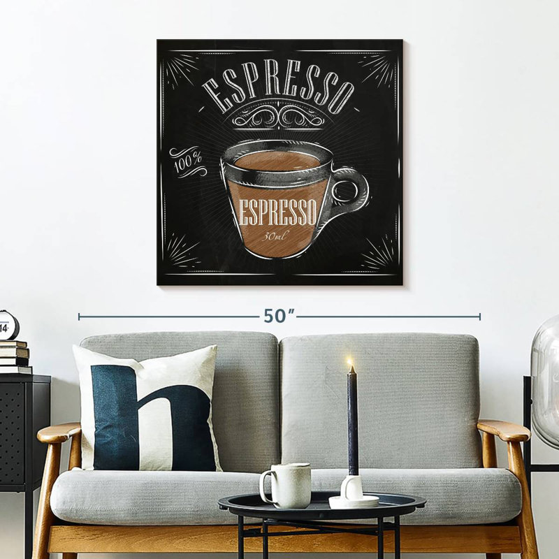 Khylige Chalkboard Espresso Coffee Wall Sign