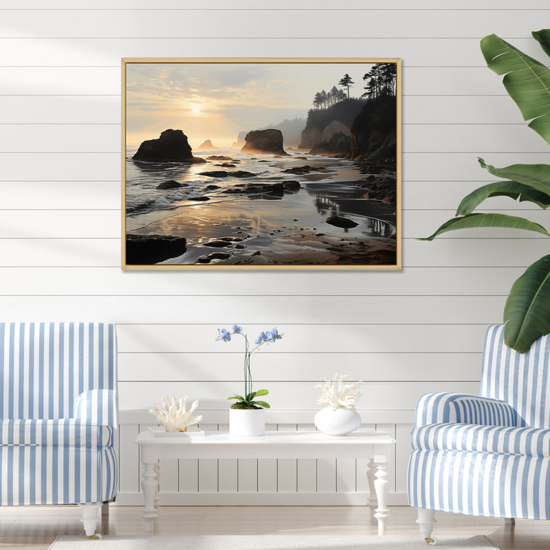 Beach Photo Seaside Reflections III - Nautique et plage, reproduction d'art sur toile, H 30 po x l 40 po x P 1,5 po