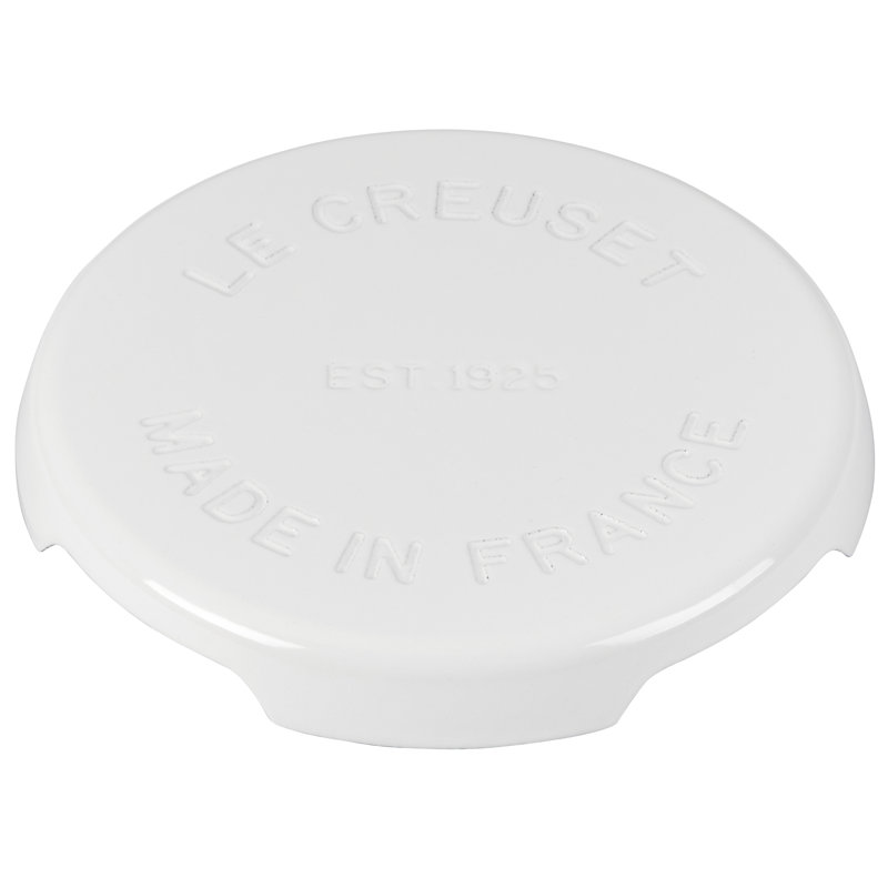 Le Creuset Signature Cast Iron Trivet, White