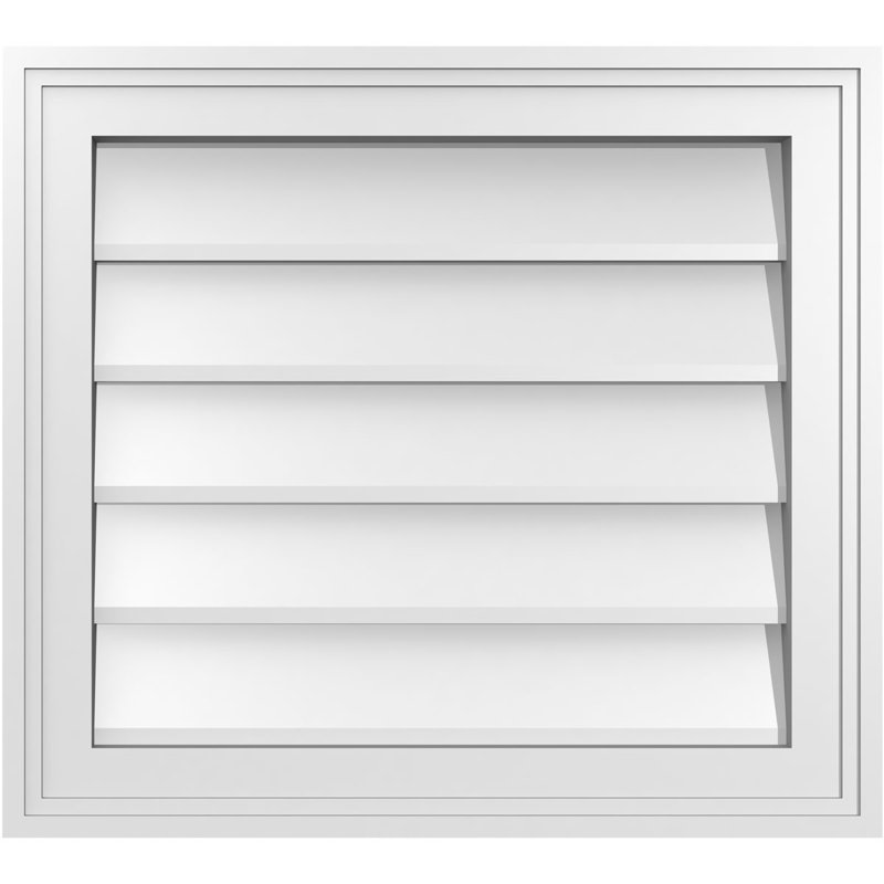 Cadre en brique, brun clair apprêté, H 18 po x l 20 po x P 1,5 po