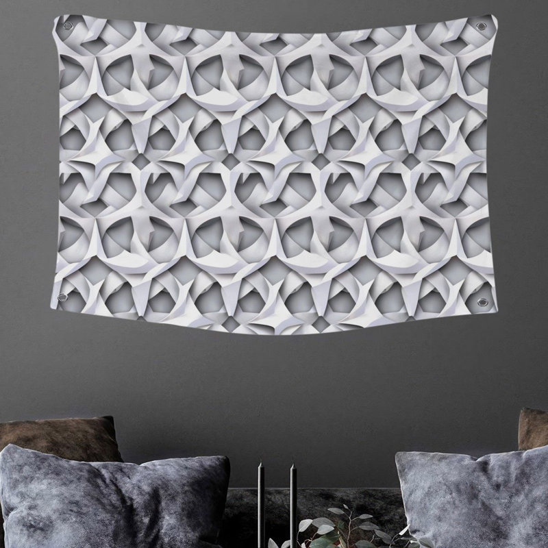 Tapisserie en microfibre, H 88 po x l 104 po