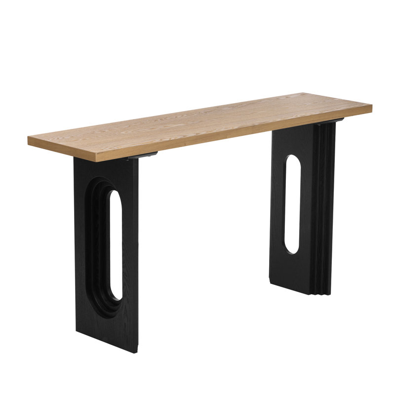 Attractive Console Table: & , Generous Worktop Space, Unique Leg Construction Stylish Ample Work Surface, Distinctive Pattern