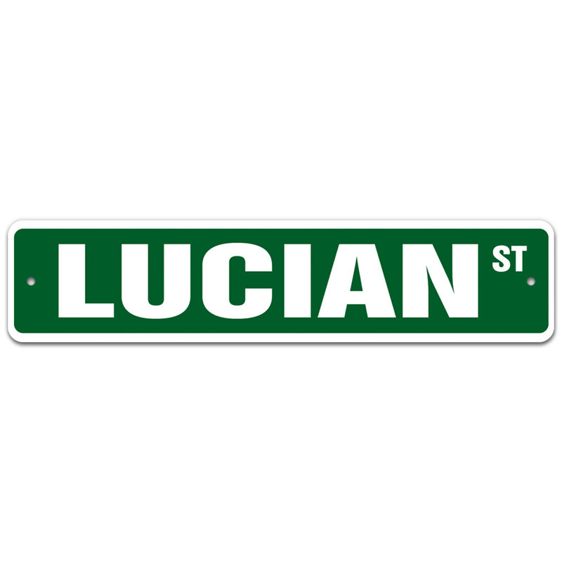 Plaque de rue Tarren, H 7 po x l 30 po x P 0,1 po