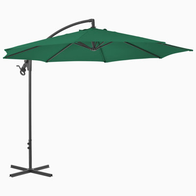 Parasol en porte-à-faux 118,11 po x 118,11 po