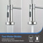 Moverlesenk Kitchen Faucet Side Spray