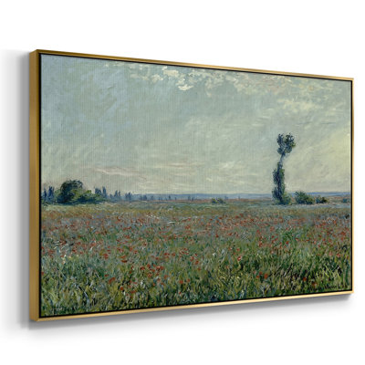 Champ de coquelicots, 1881 - Claude Monet, toile tendue avec châssis