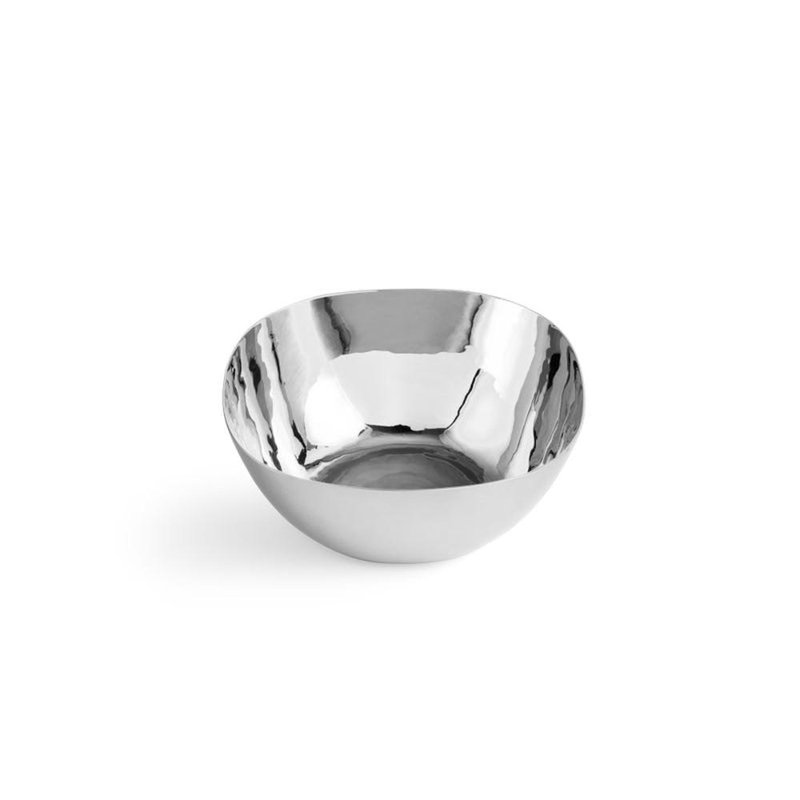 Reflective Handmade Stainless Steel Salad Plate