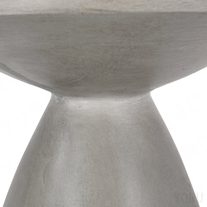 Table d'appoint d'extérieur en béton léger