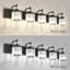 Luminaire de meuble-lavabo moderne avec miroir en cristal pour salle de bain K9, installation câblée, homologué UL, compatible avec douille E26-1960847555